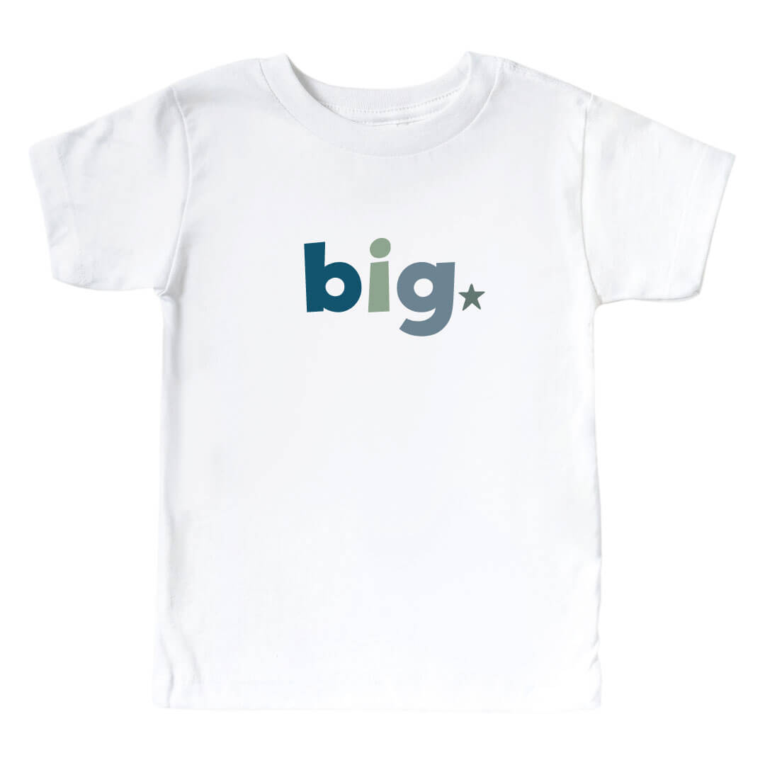 Big, Middle, Little Graphic Tee | White