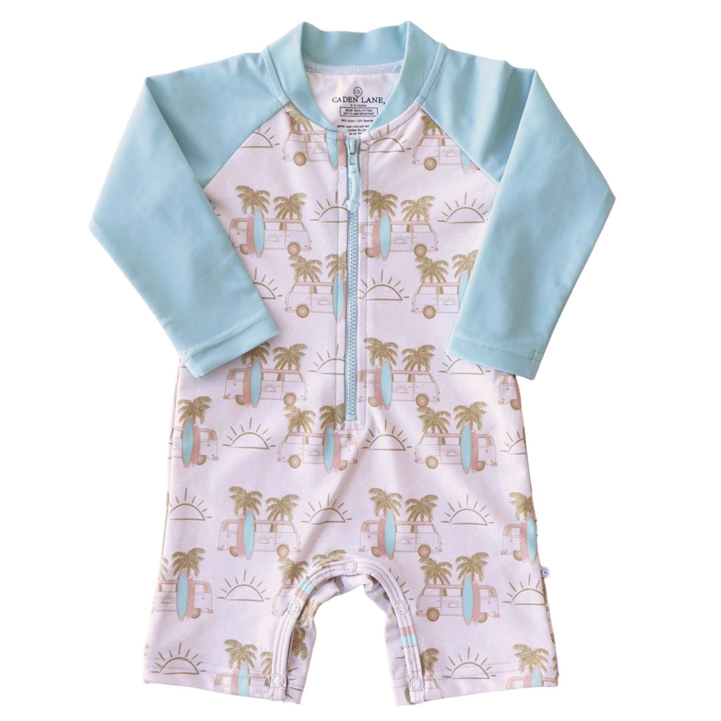 Long Sleeve Rash Guard Swim Romper Shortie | All Prints