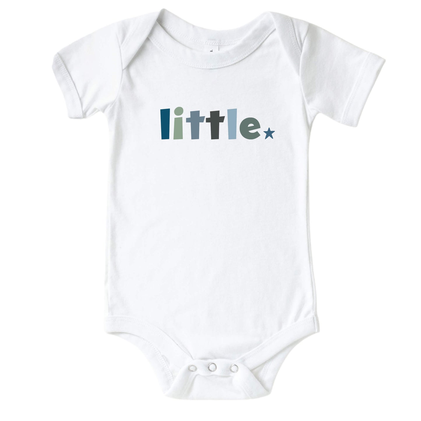 Big, Middle, Little Graphic Tee | White