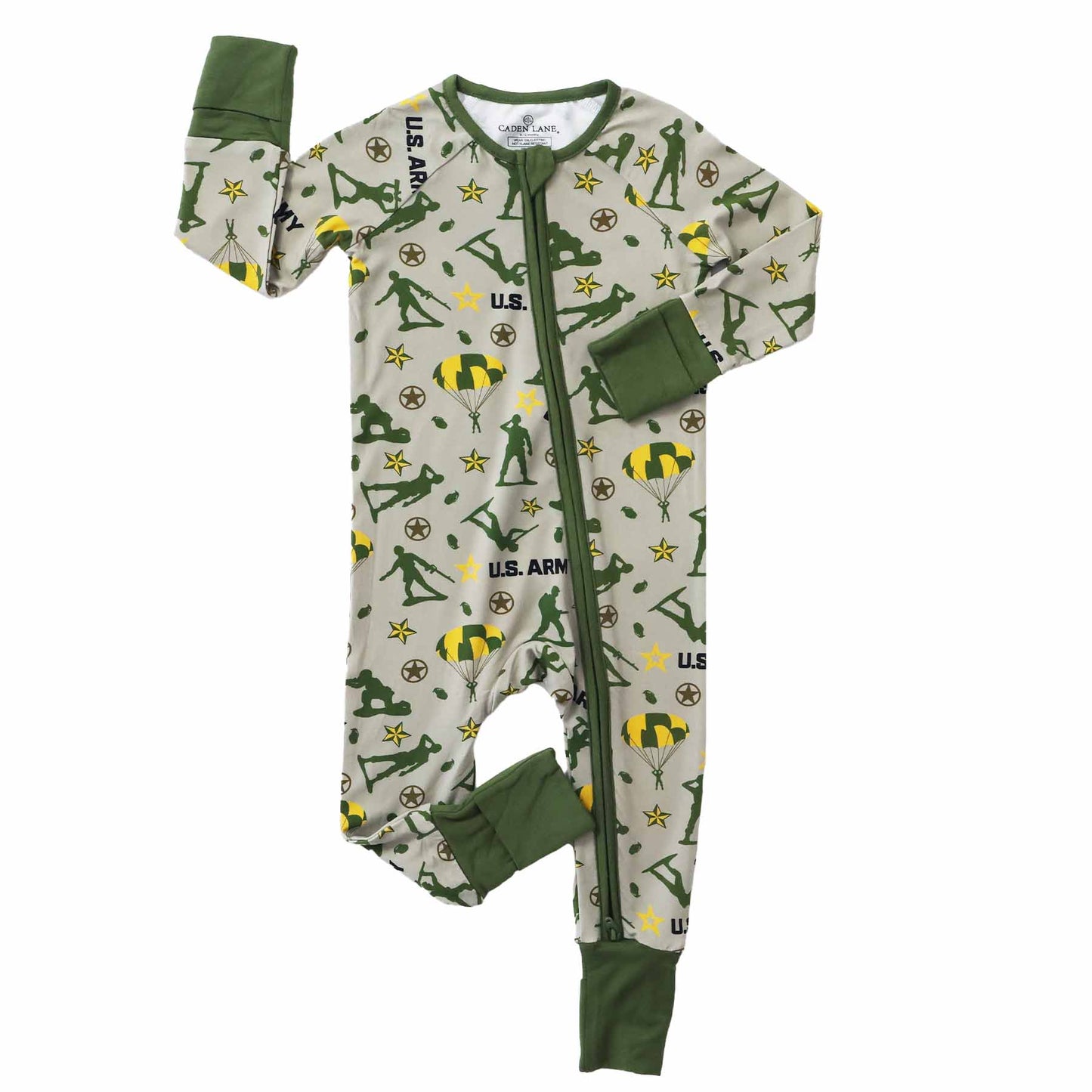 U.S. Army Convertible Zip Romper