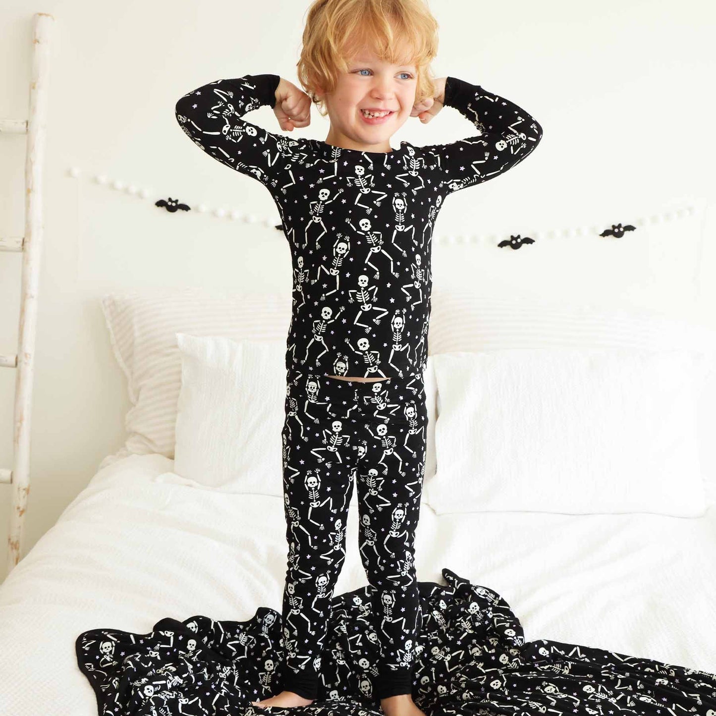 Baddie Bones Two Piece Pajama Set