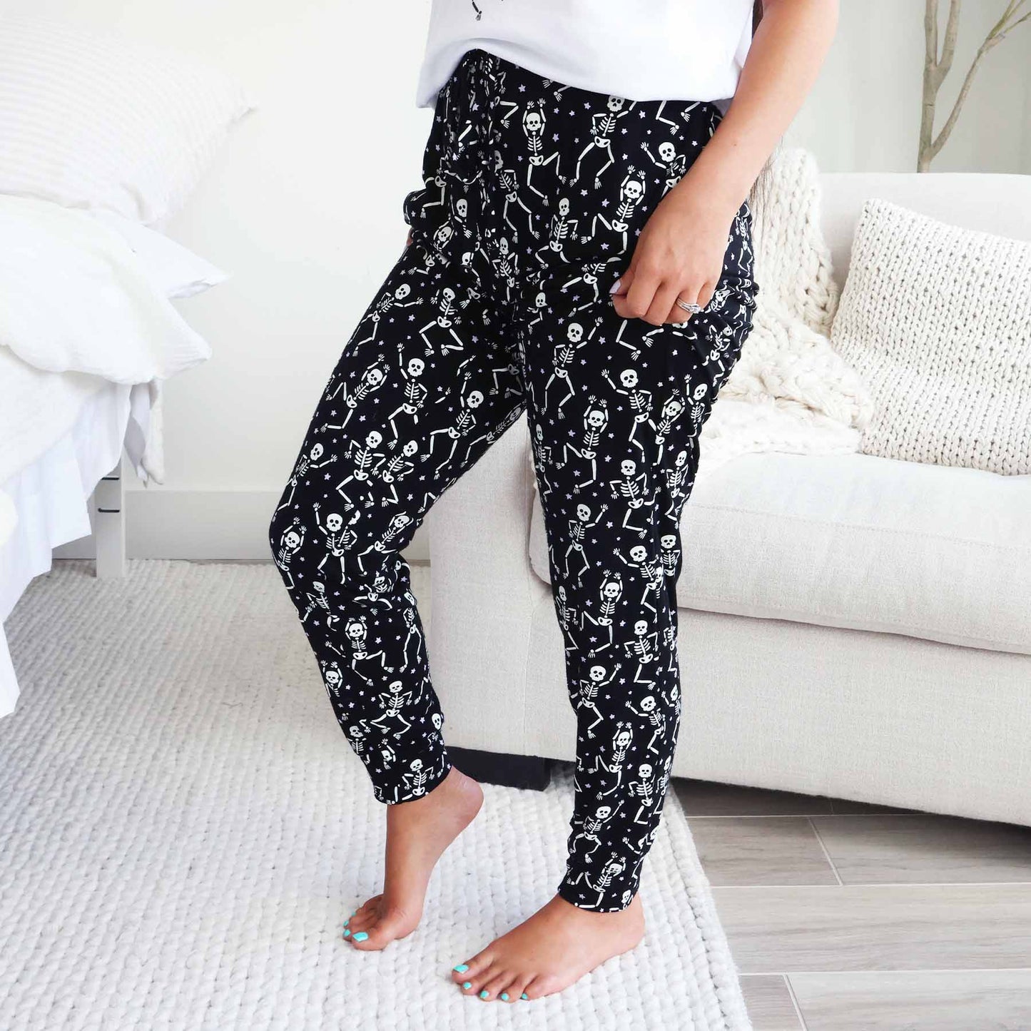 Baddie Bones Unisex Adult Pajama Pants