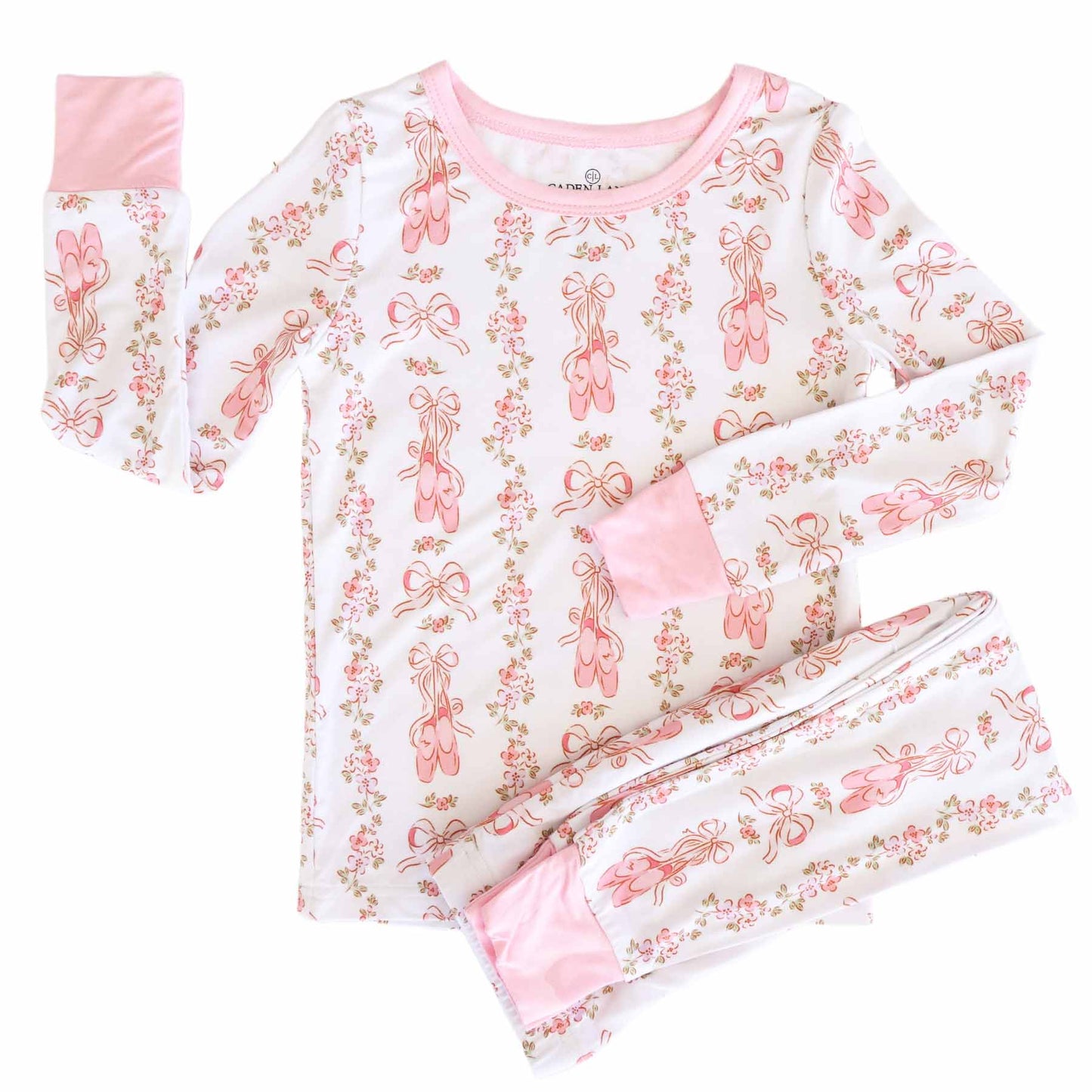 Ballet Blossoms Two Piece Pajama Set