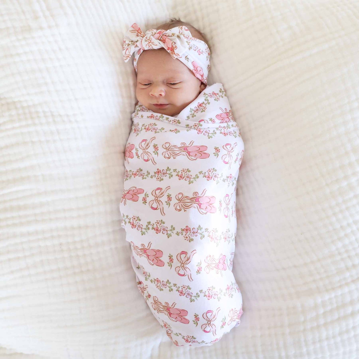 Ballet Blossoms Oversized Swaddle Blanket