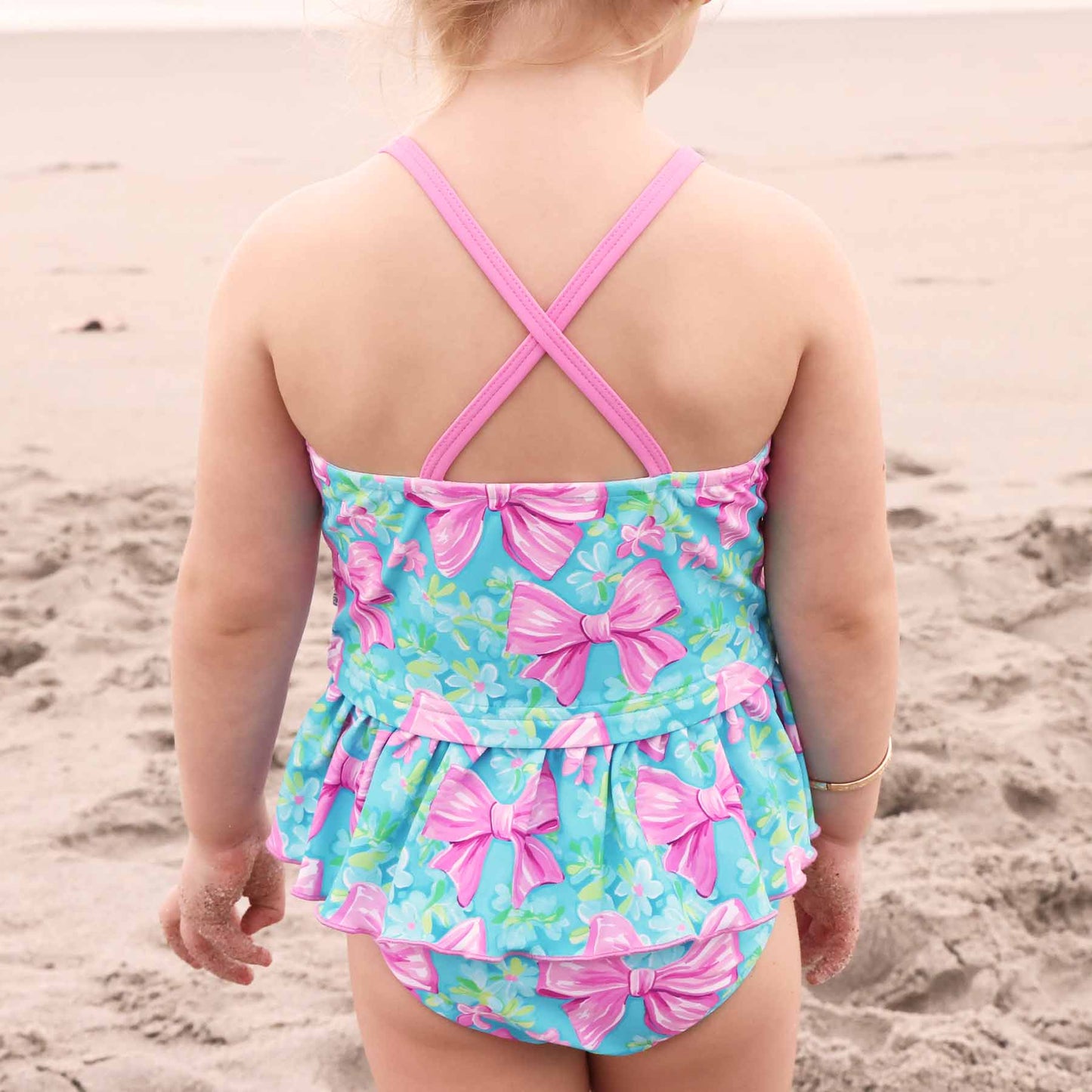 Two Piece Strappy Tankini | Beachy Bows
