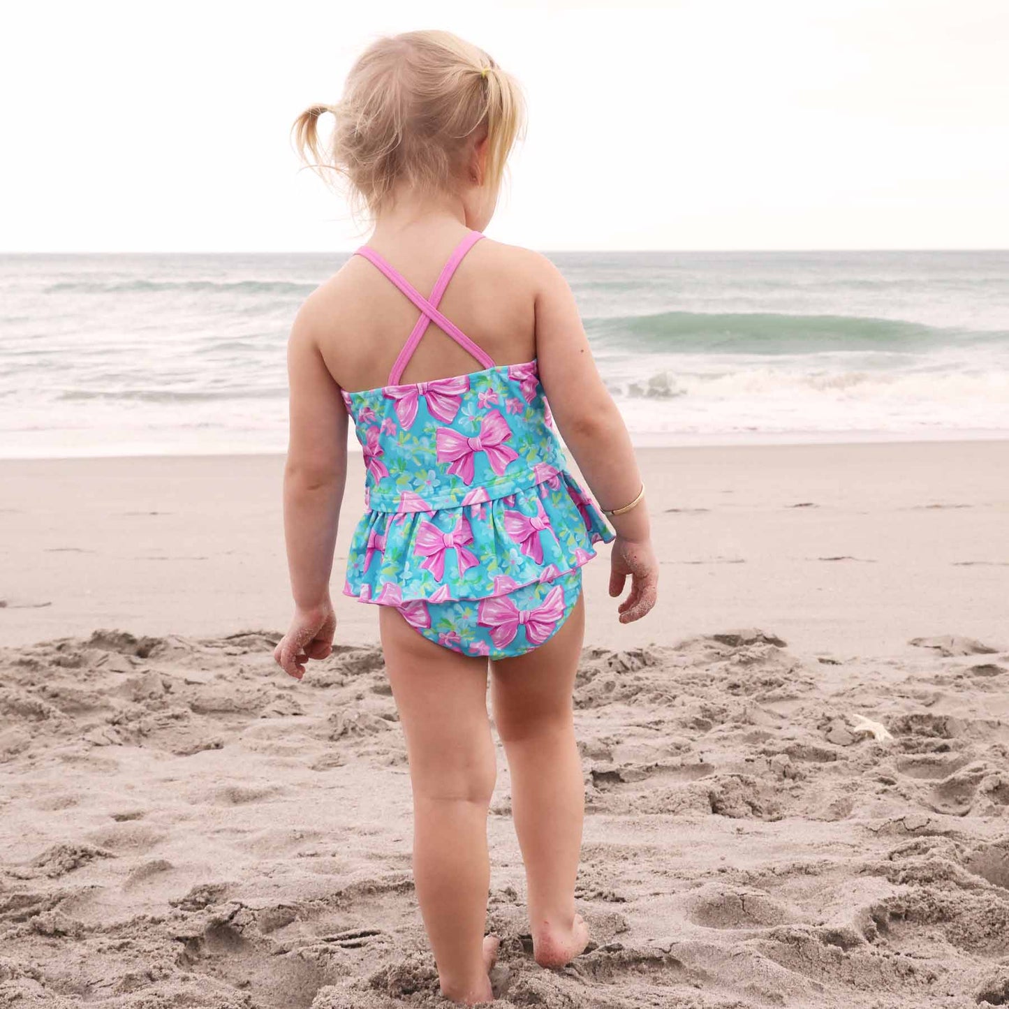 Two Piece Strappy Tankini | Beachy Bows