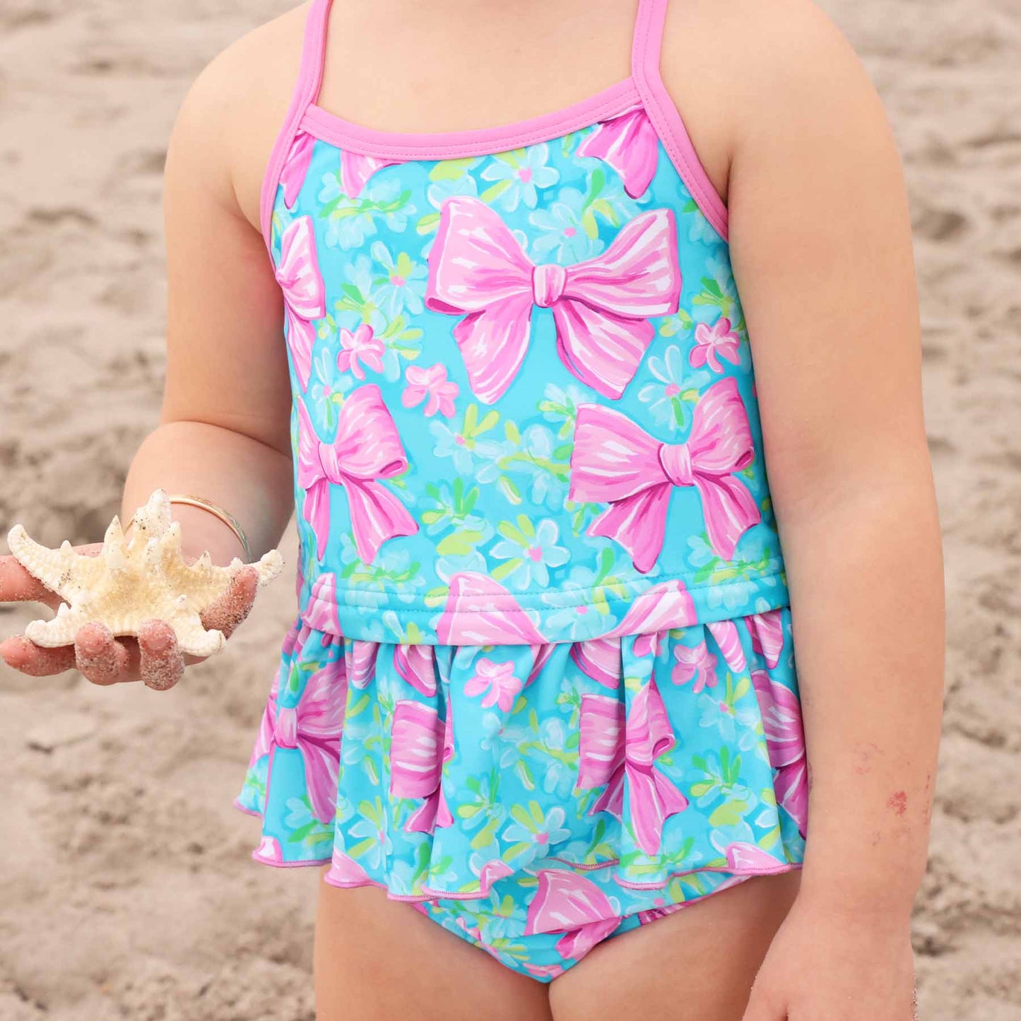 Two Piece Strappy Tankini | Beachy Bows