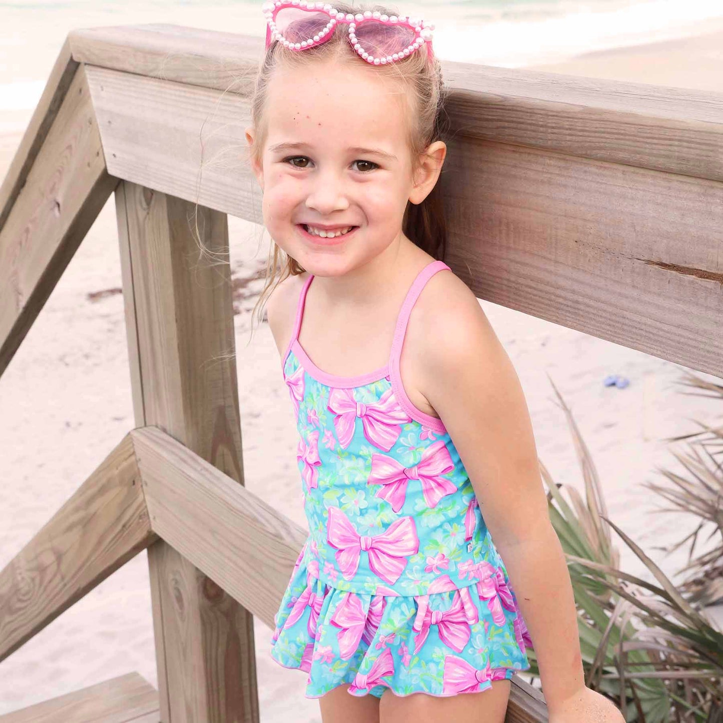 Two Piece Strappy Tankini | Beachy Bows