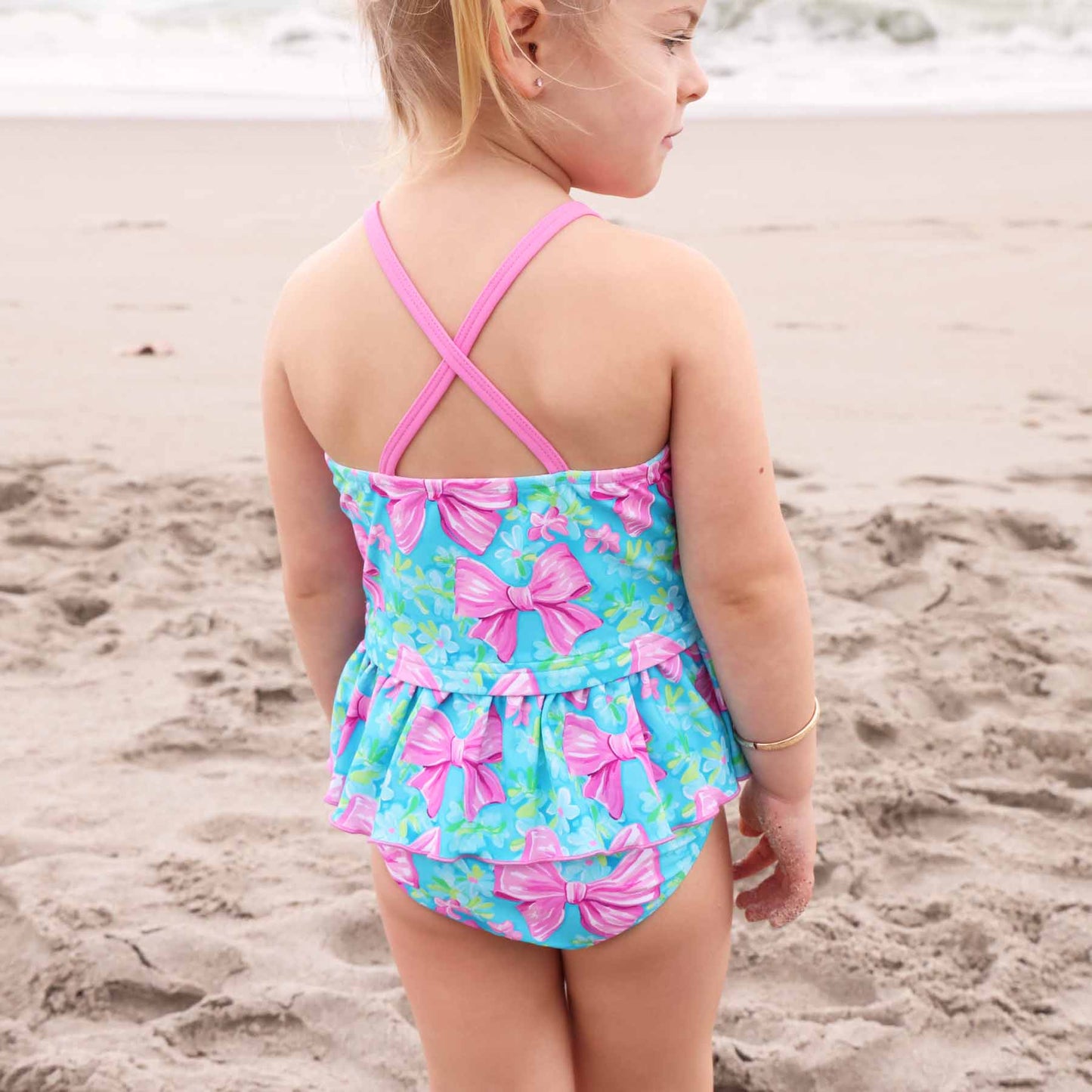 Two Piece Strappy Tankini | Beachy Bows