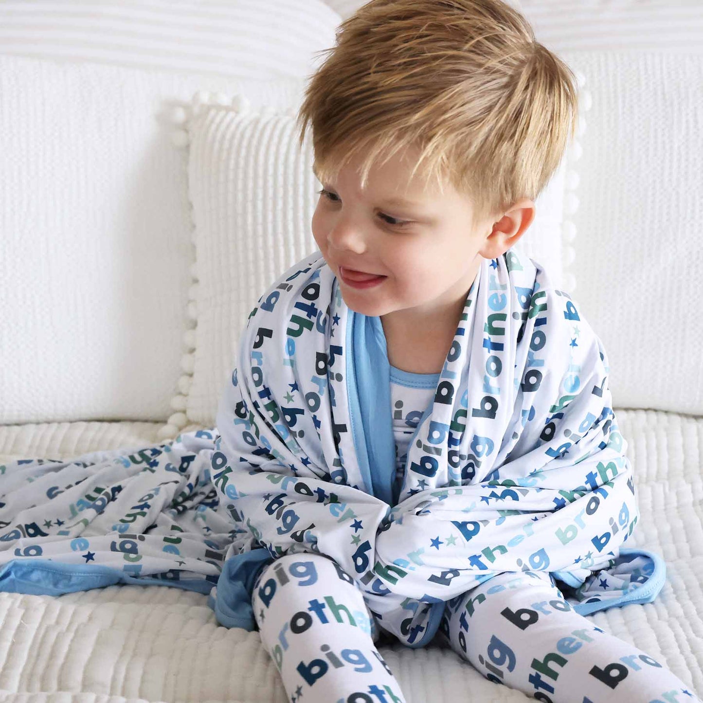 Big Brother Double Sided Bamboo Blanket