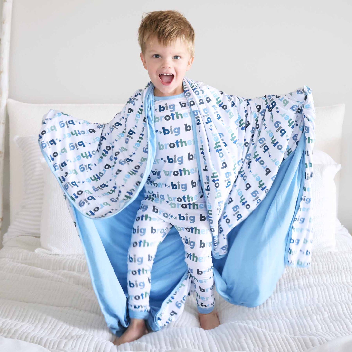 Big Brother Double Sided Bamboo Blanket