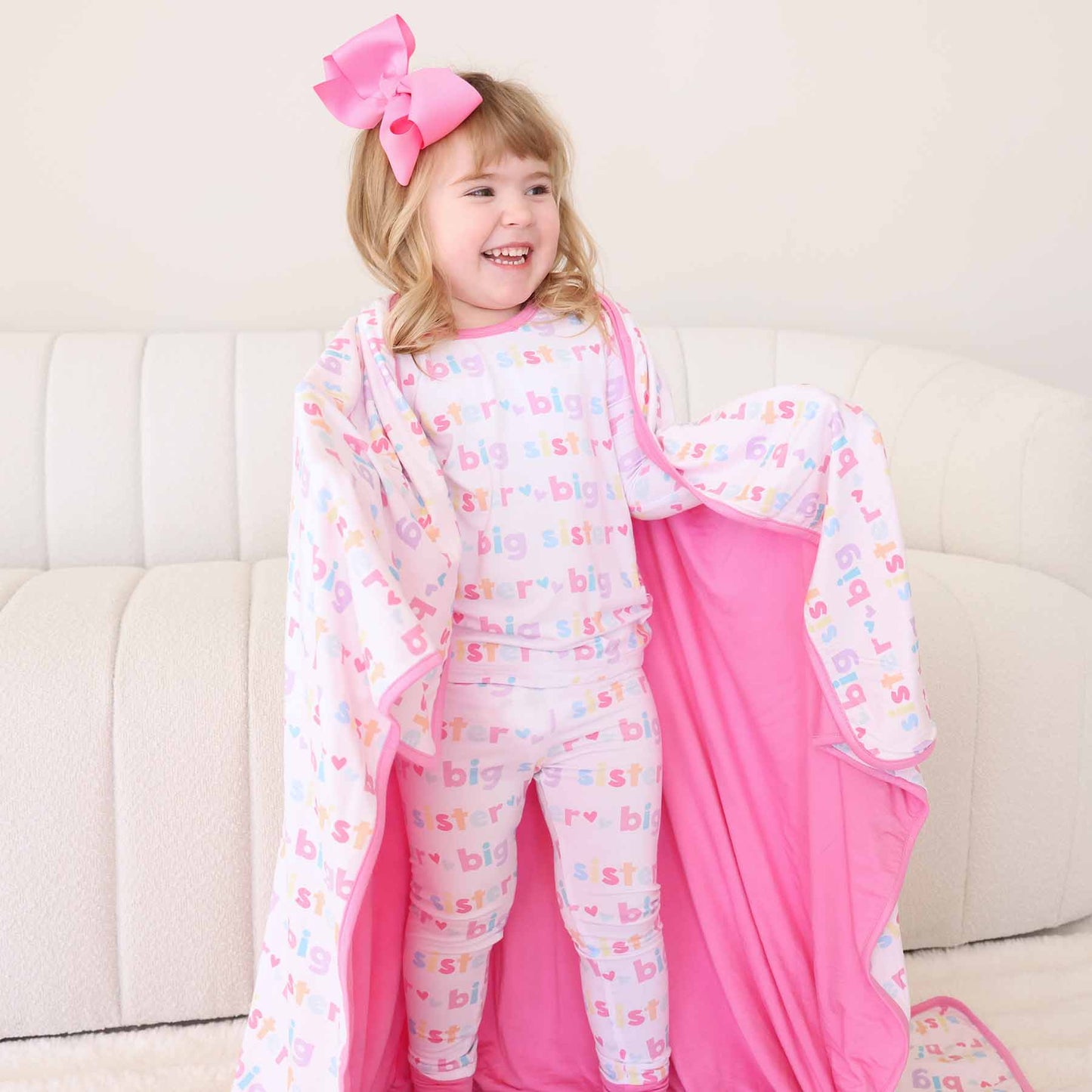 Big Sister Double Sided Bamboo Blanket