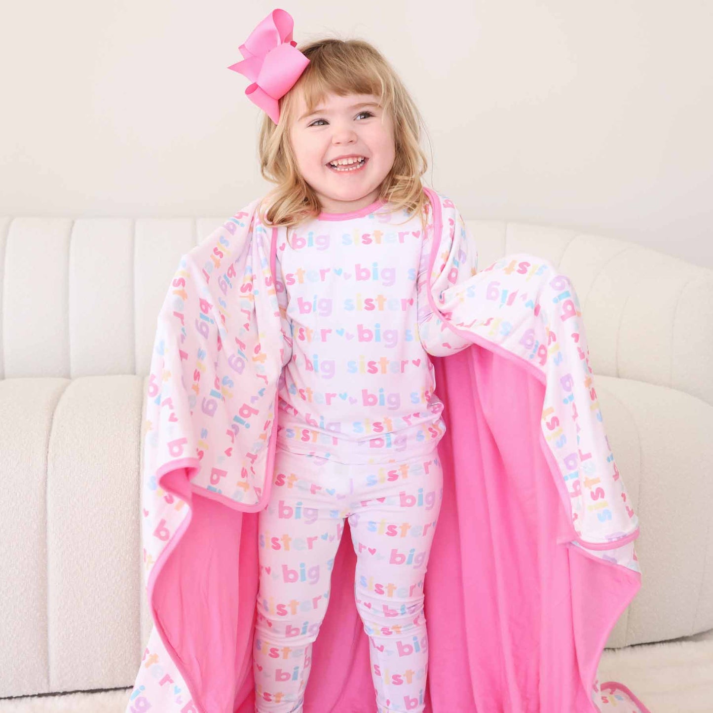 Big Sister Double Sided Bamboo Blanket