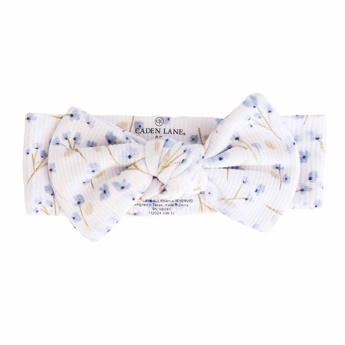 Waffle Knit Large Bow Headwraps