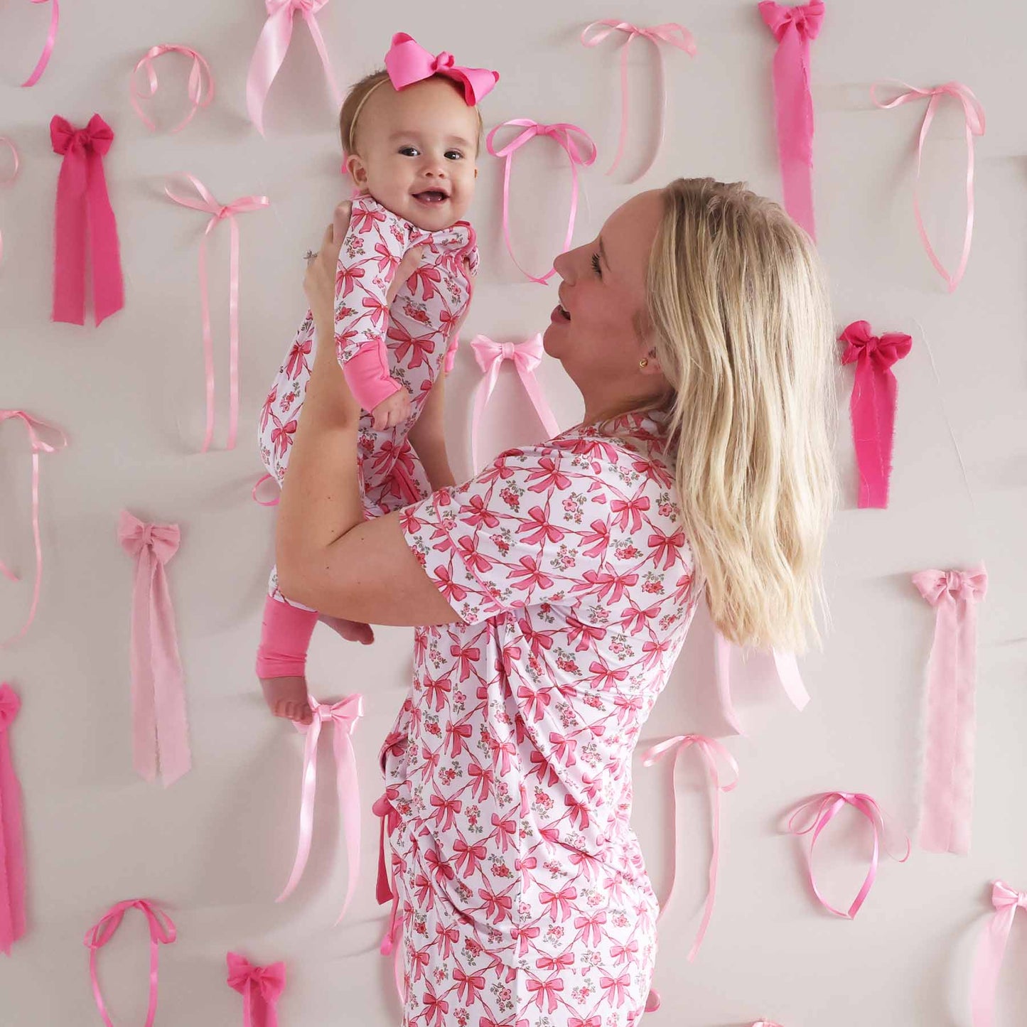 Women's Two Piece Short Lounge Set | Bow Besties