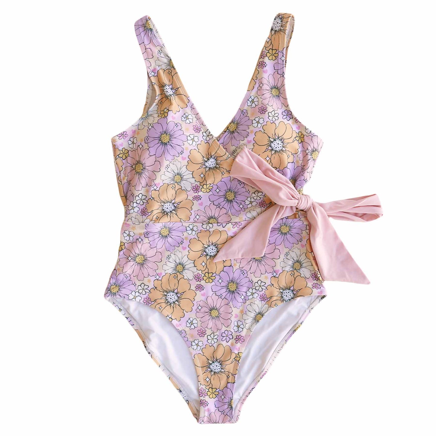Women's Criss Cross One-Piece Swimsuit | All Prints