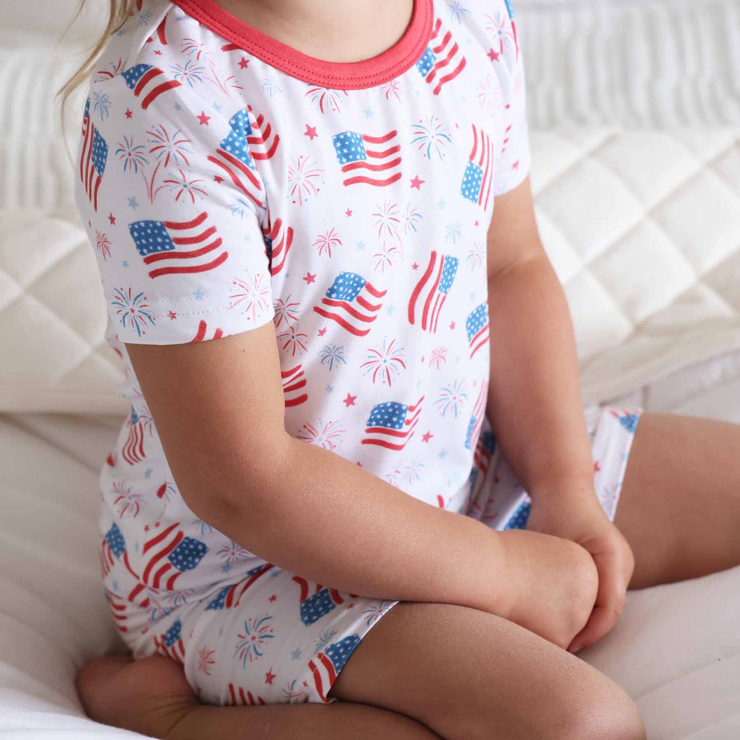 4th of July Two-Piece Short Pajama Sets