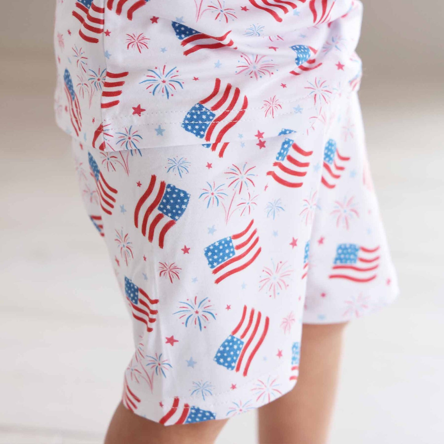 4th of July Two-Piece Short Pajama Sets