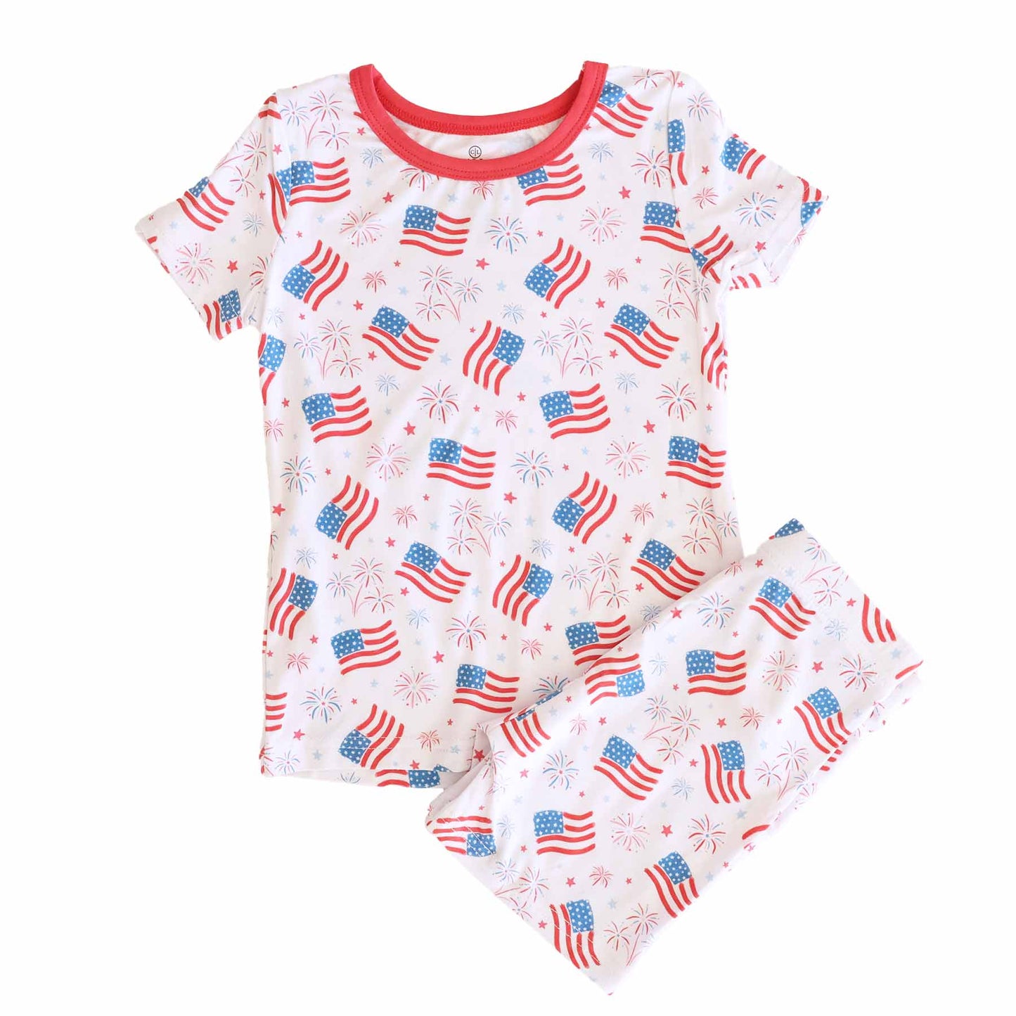 4th of July Two-Piece Short Pajama Sets
