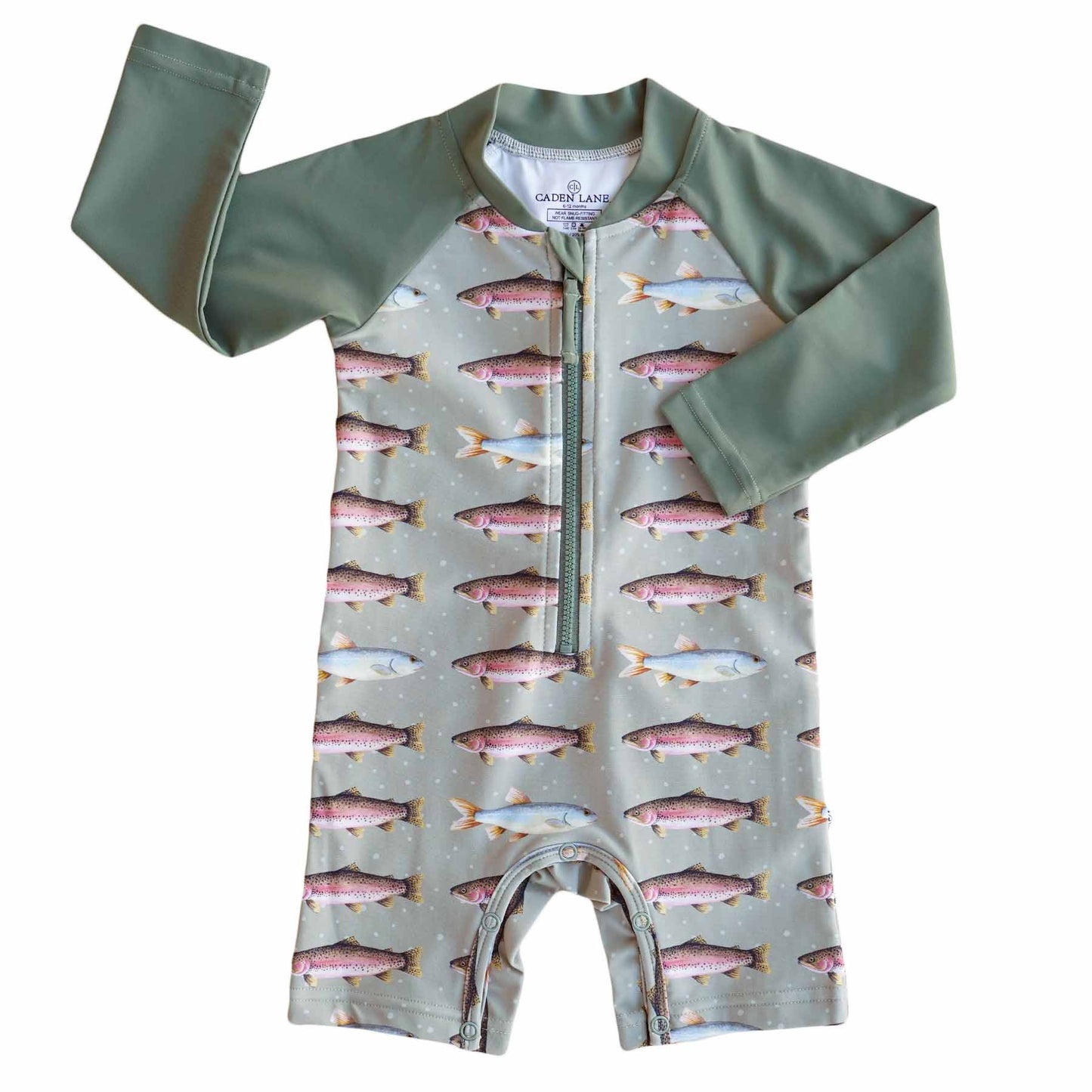 Long Sleeve Rash Guard Swim Romper Shortie | All Prints