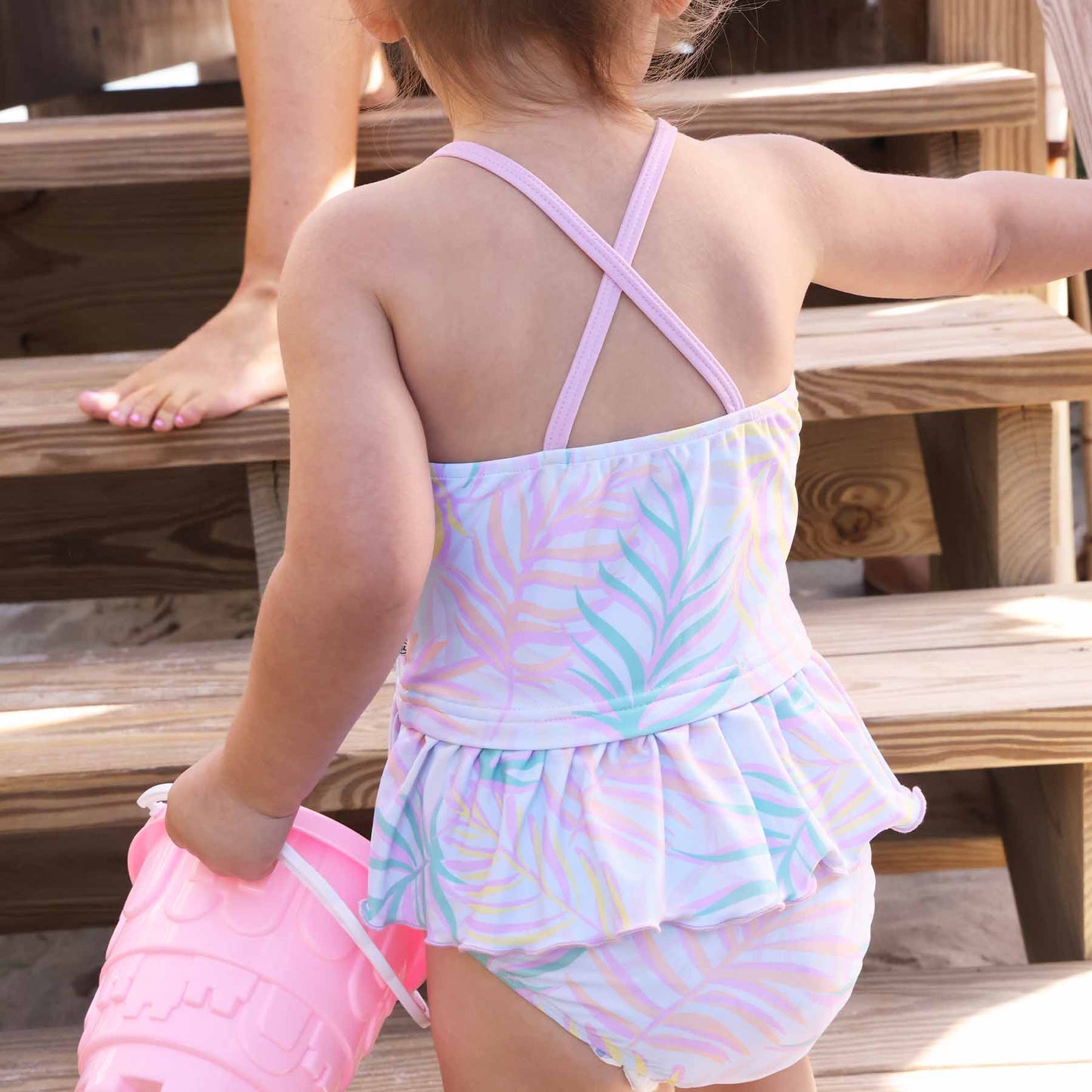 Two Piece Strappy Tankini | Island Palms