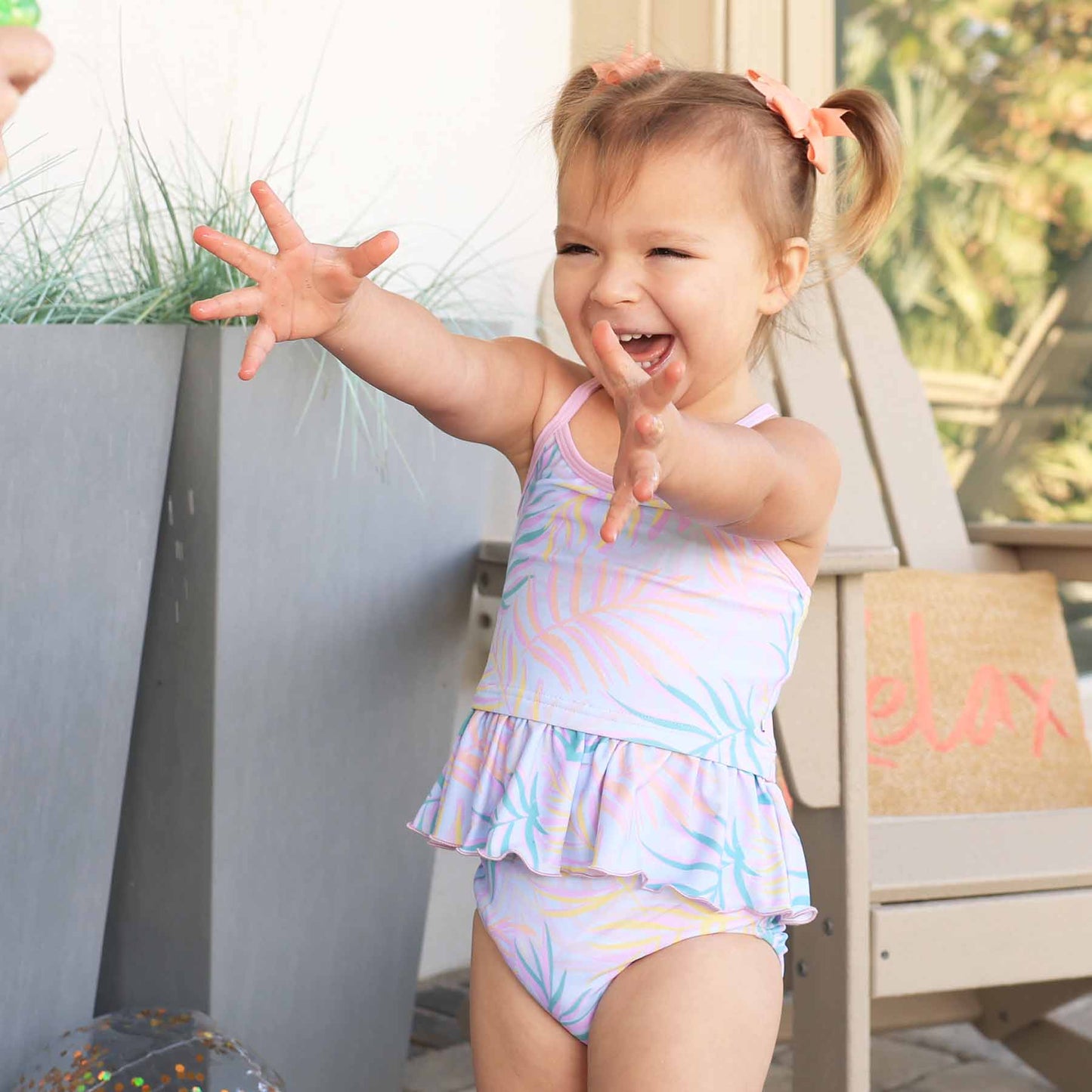 Two Piece Strappy Tankini | Island Palms