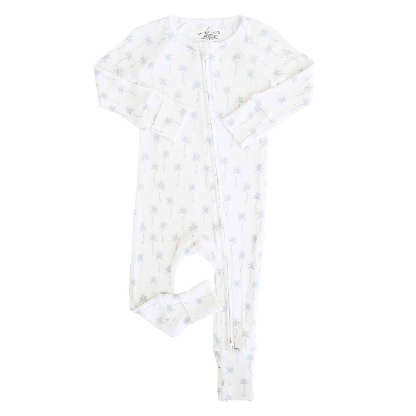 Beachy Waffle Bamboo Convertible Zip Rompers