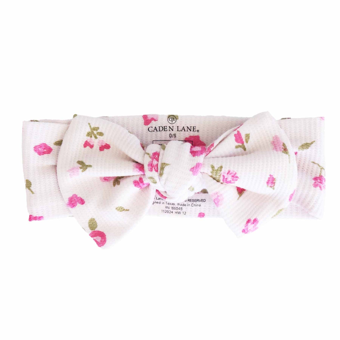 Waffle Knit Large Bow Headwraps