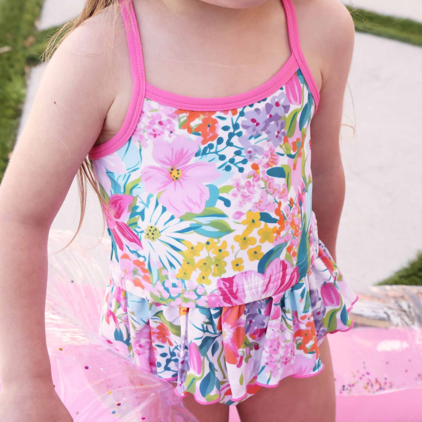 Two-Piece Strappy Tankini | Seaside Blooms
