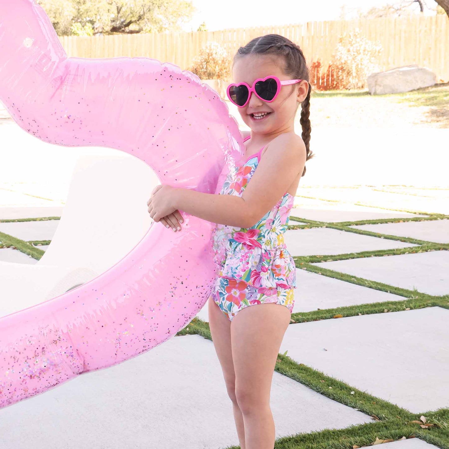 Two-Piece Strappy Tankini | Seaside Blooms
