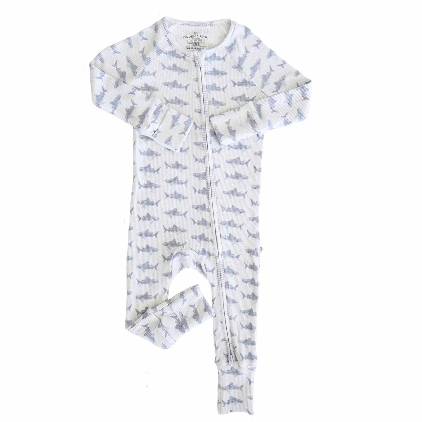Beachy Waffle Bamboo Convertible Zip Rompers