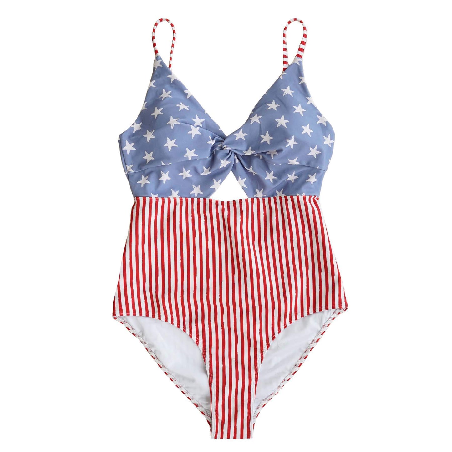 Women's Ruched Cutout One-Piece Swimsuit | All American