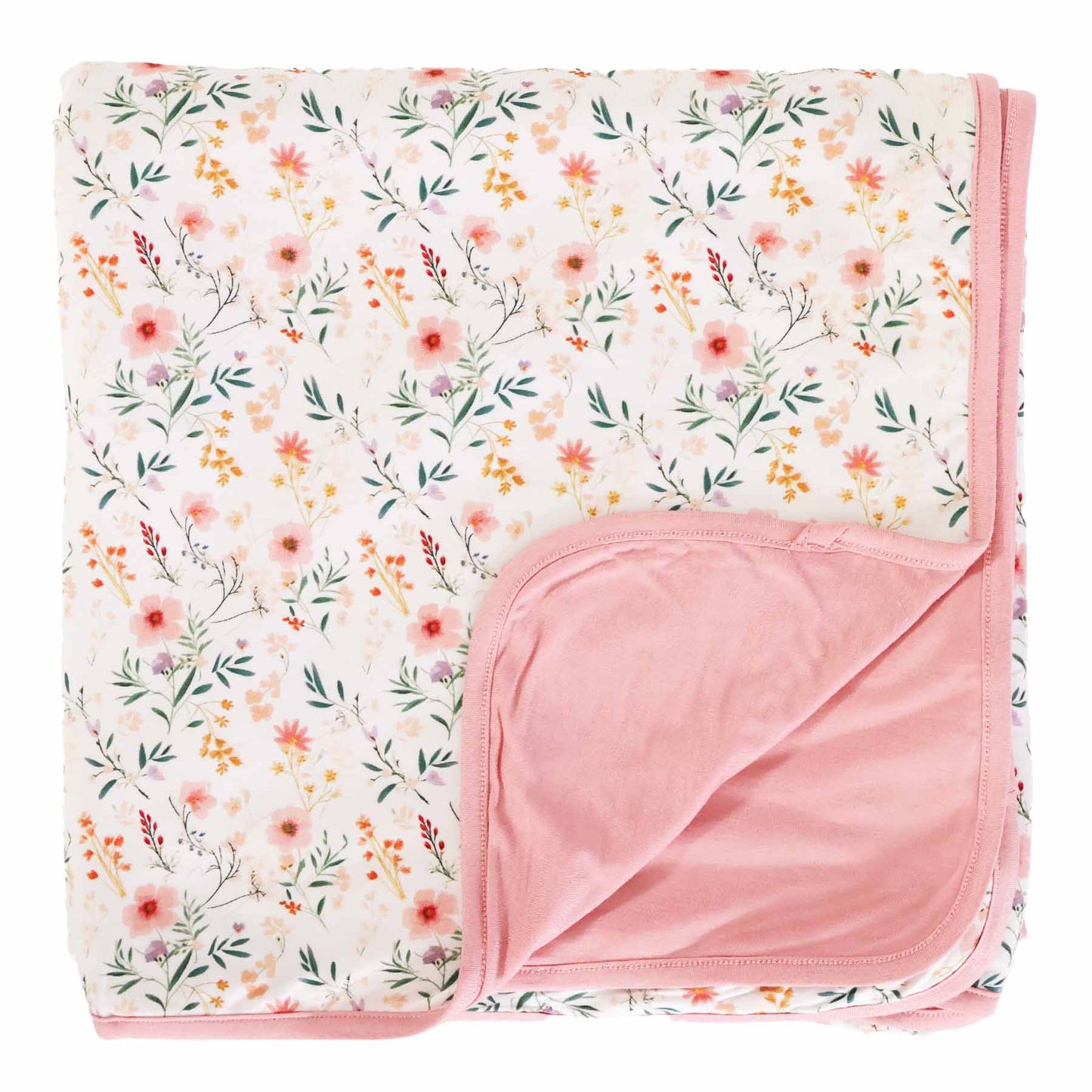 Winnie's Wildflowers Double Sided Bamboo Blanket