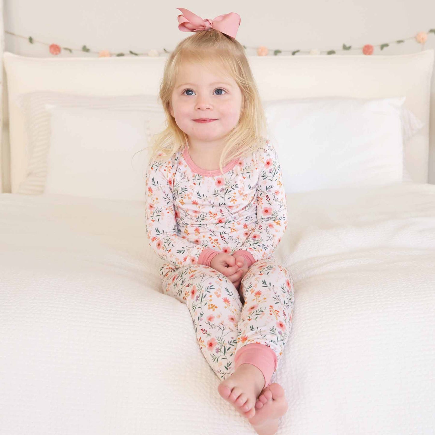 Winnie's Wildflowers Two Piece Pajama Set