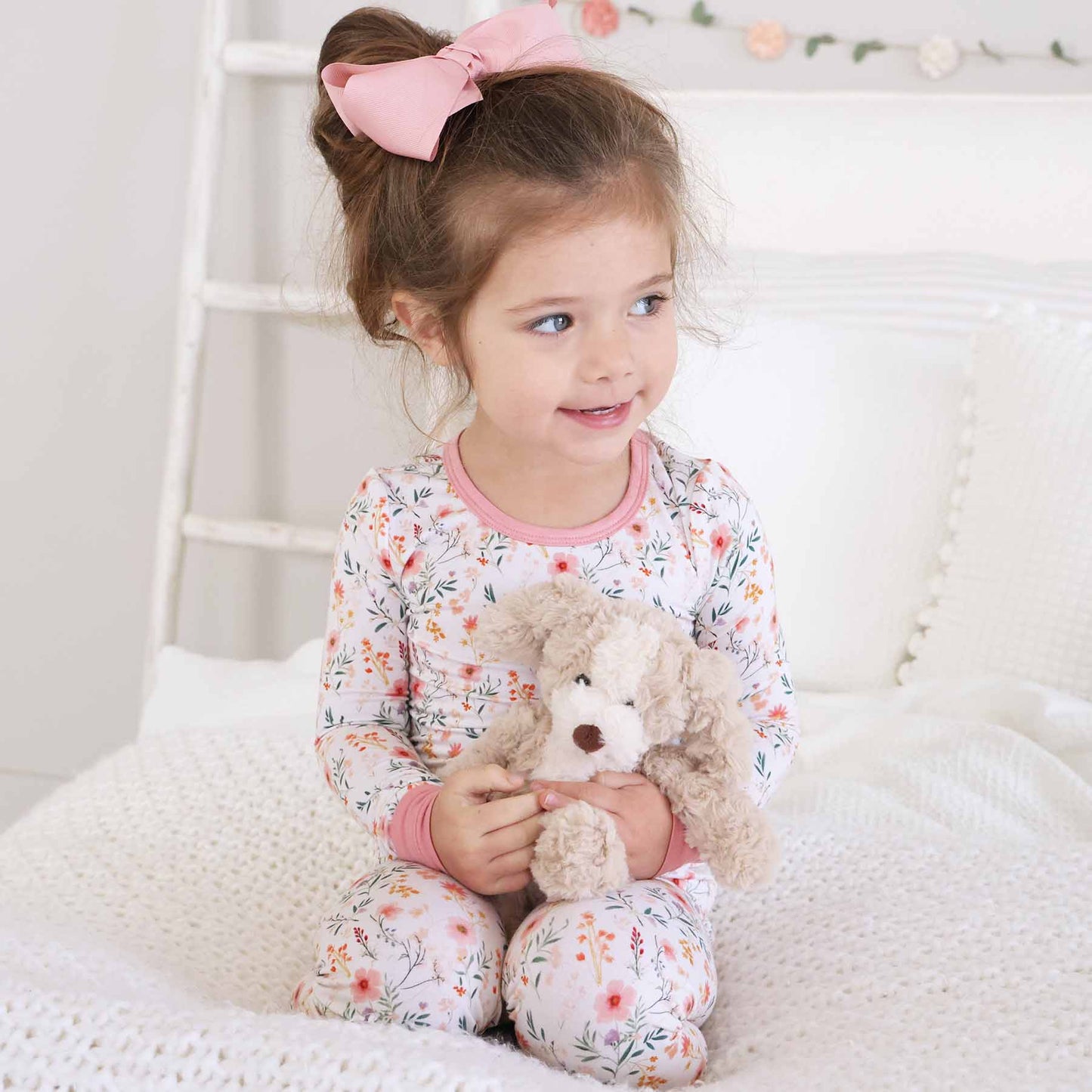 Winnie's Wildflowers Two Piece Pajama Set