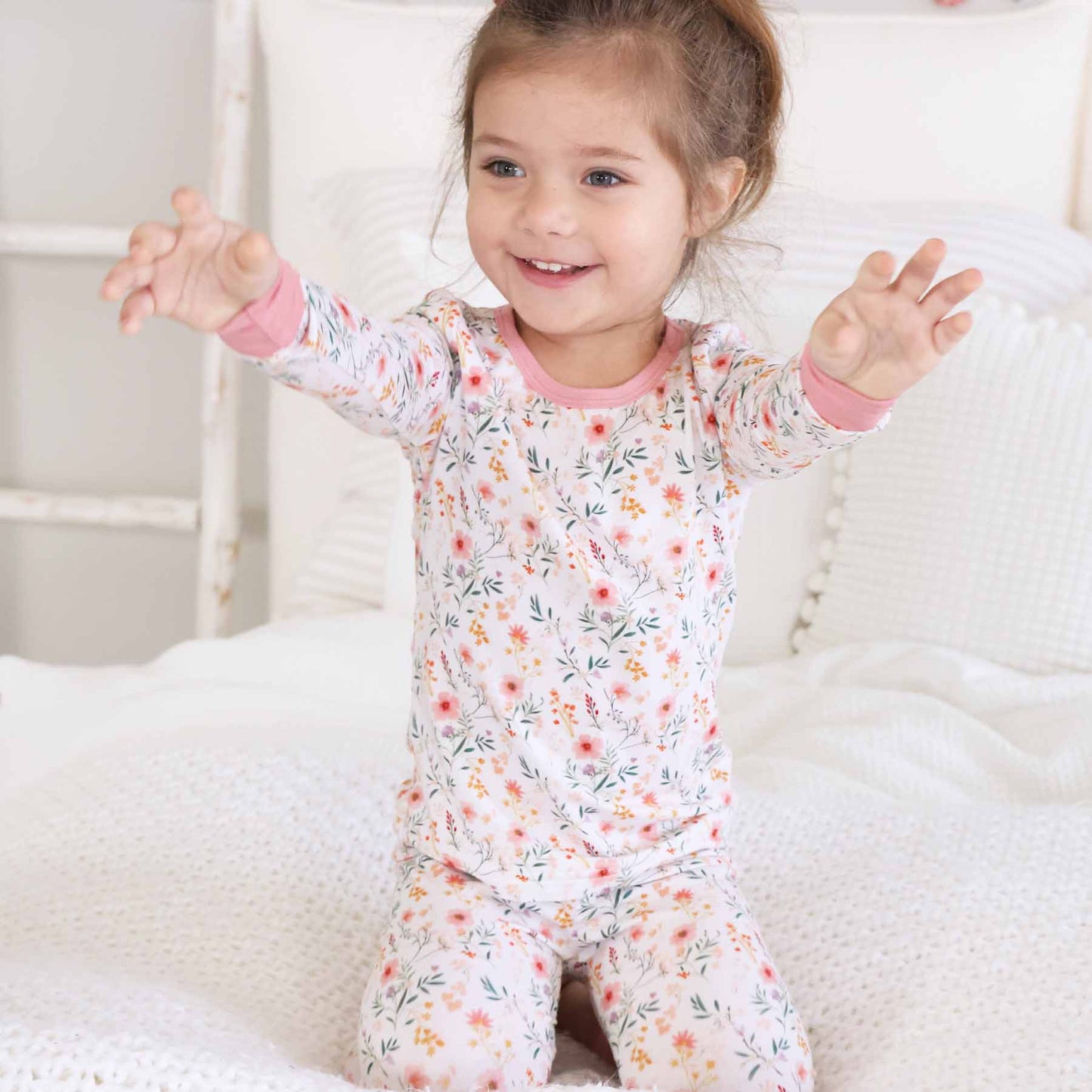 Winnie's Wildflowers Two Piece Pajama Set