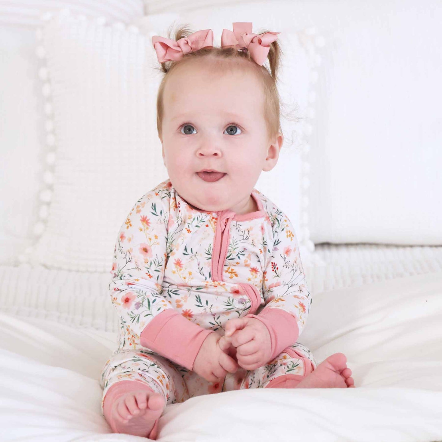 Winnie's Wildflowers Convertible Zip Romper