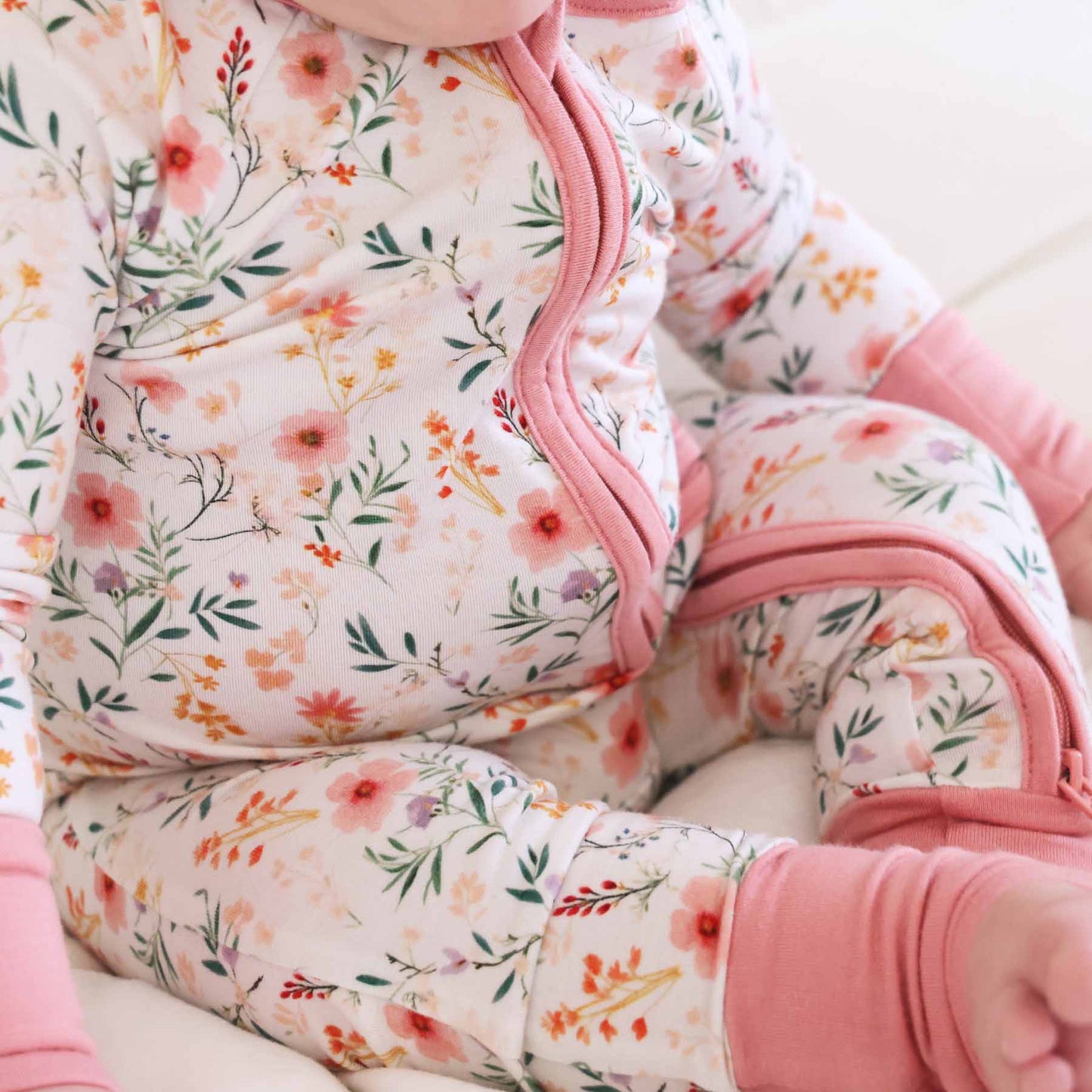 Winnie's Wildflowers Convertible Zip Romper