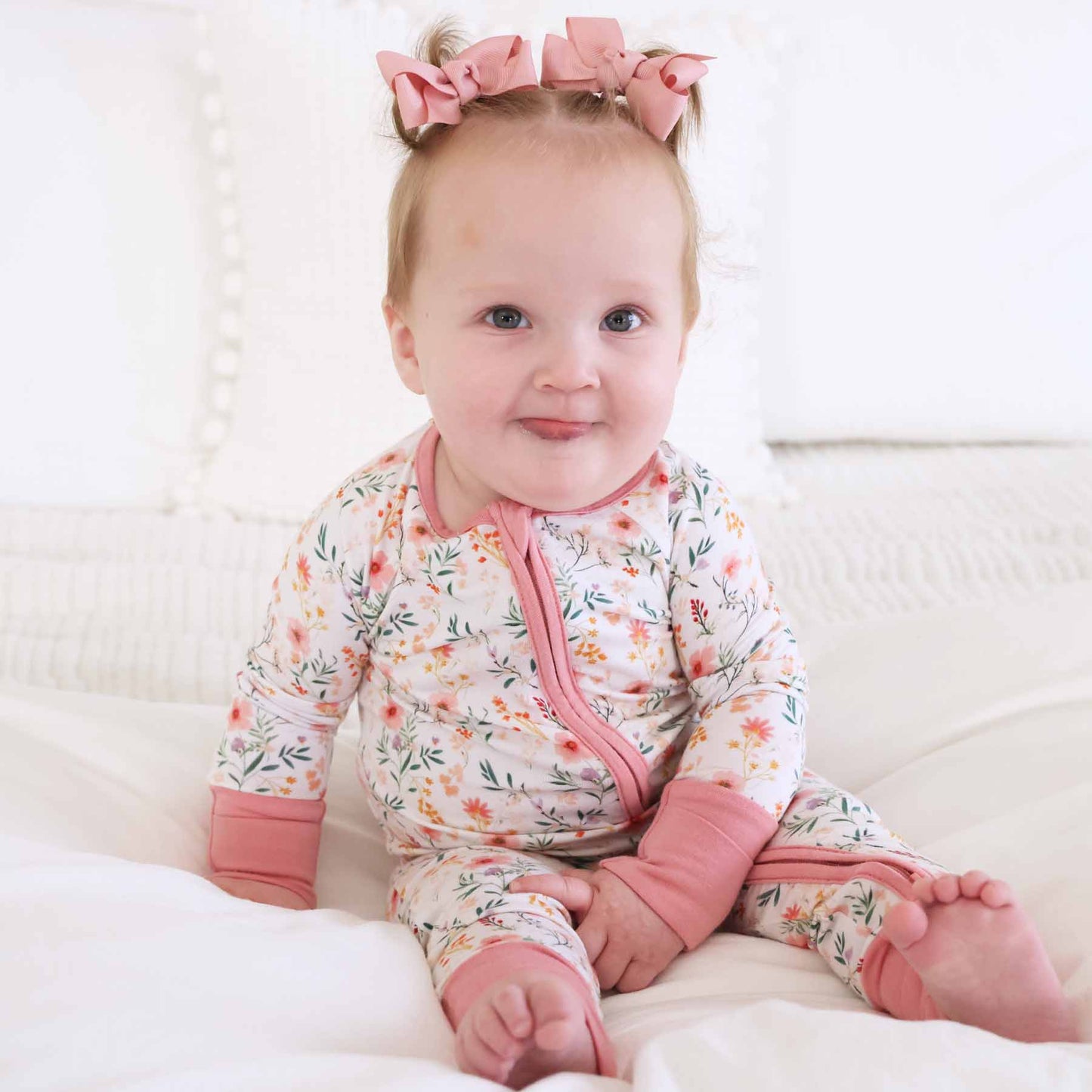 Winnie's Wildflowers Convertible Zip Romper