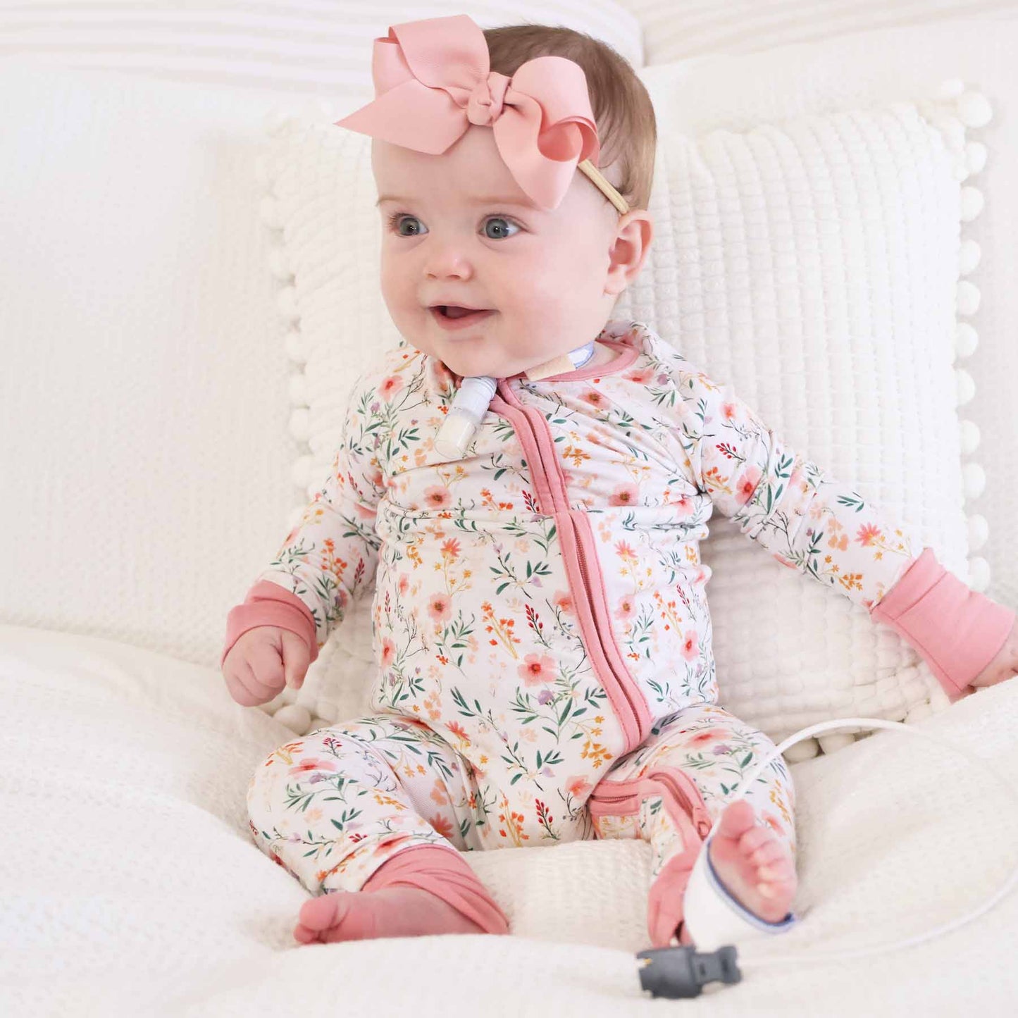 Winnie's Wildflowers Convertible Zip Romper