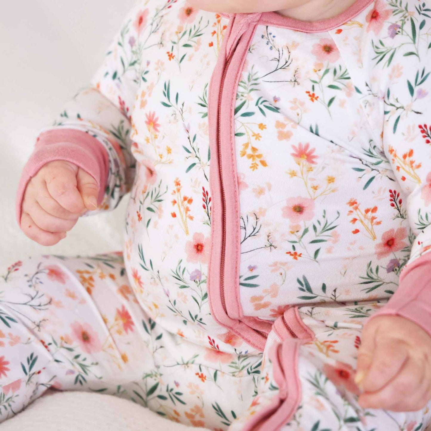 Winnie's Wildflowers Convertible Zip Romper