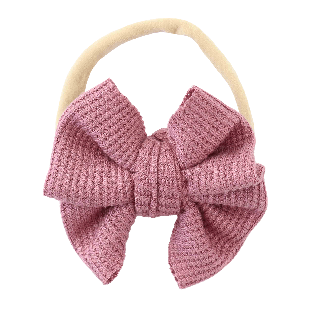 Waffle Bow Headbands