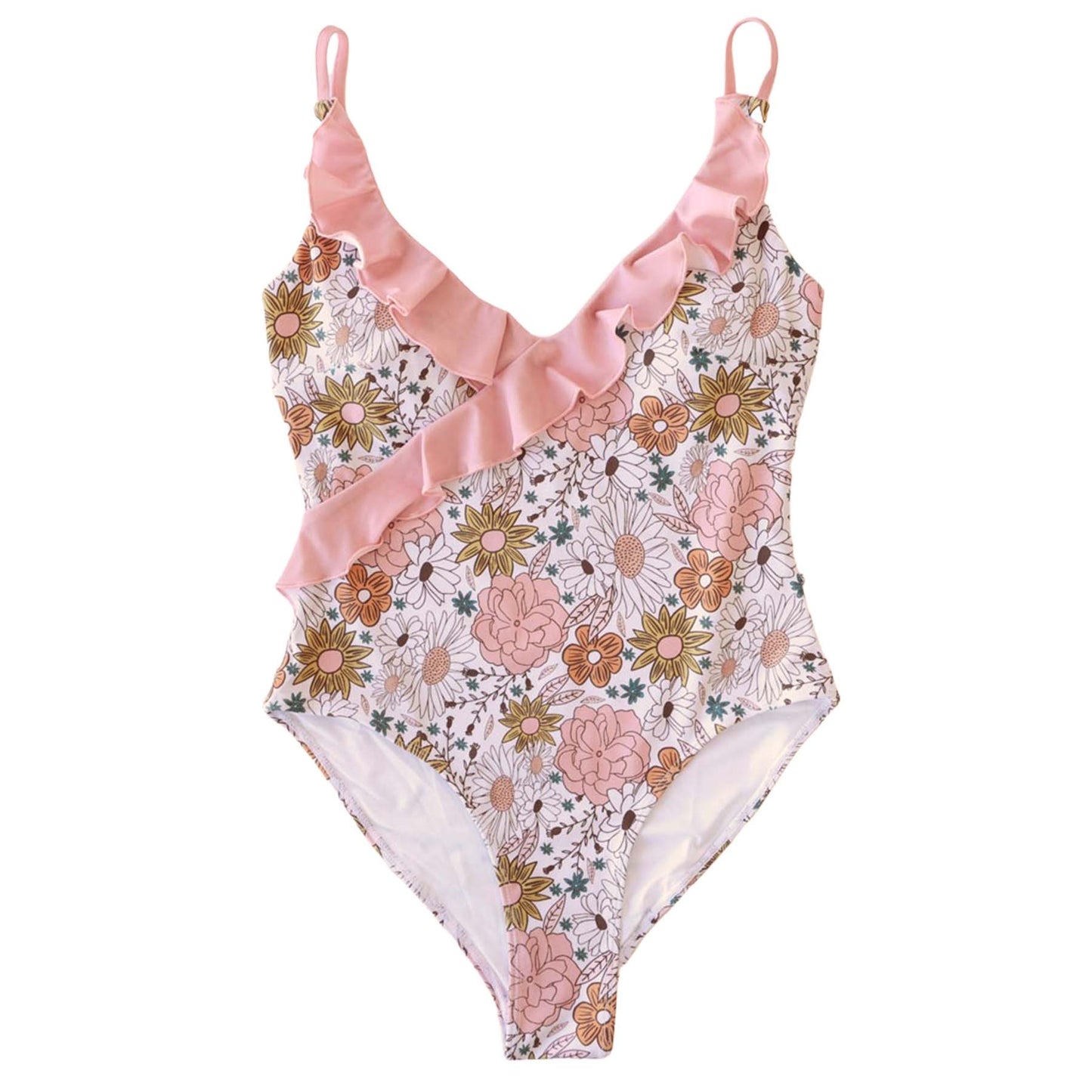 Women's Ruffled One-Piece Swimsuit | All Prints