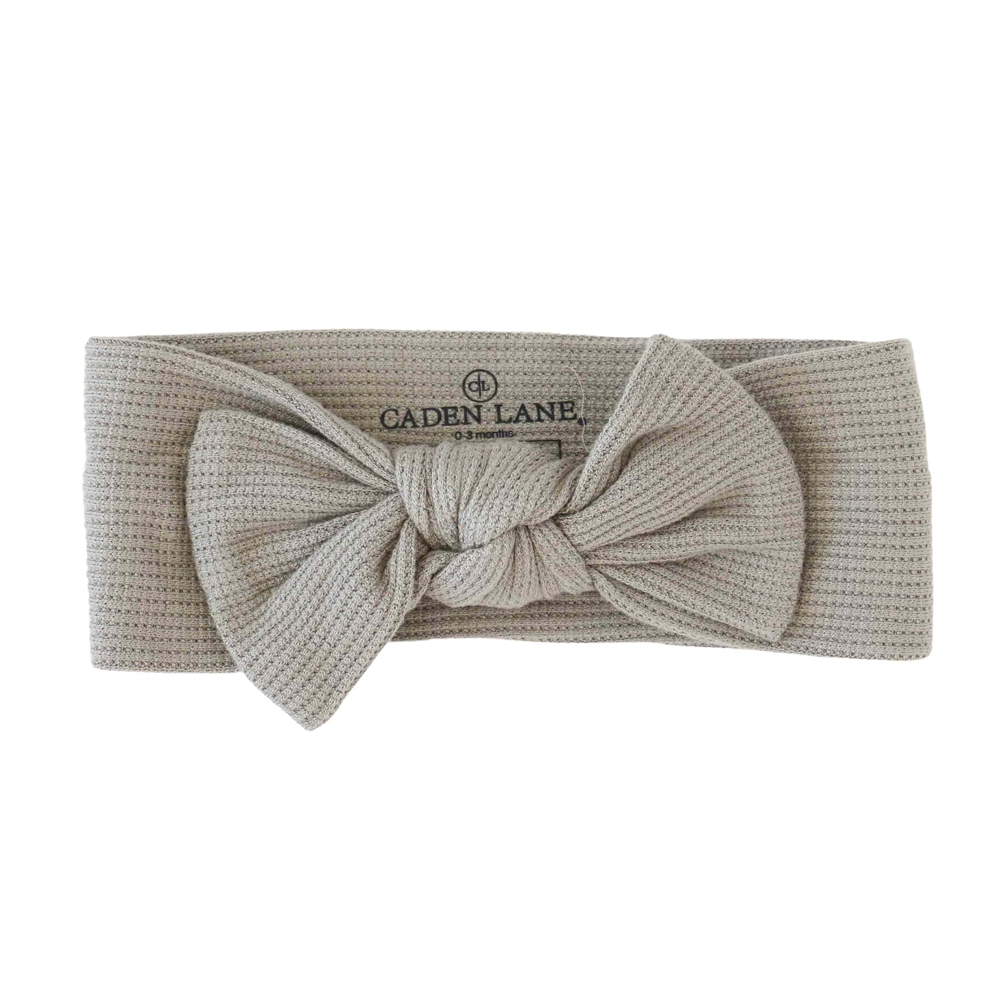 Waffle Knit Large Bow Headwraps