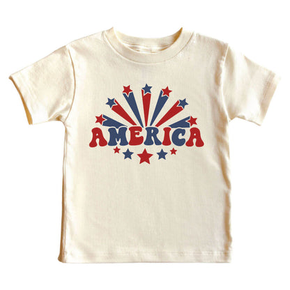America Kids Graphic Tee | Natural