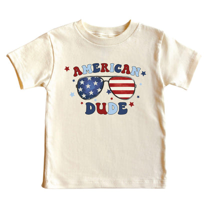 American Dude Kids Graphic Tee | Natural