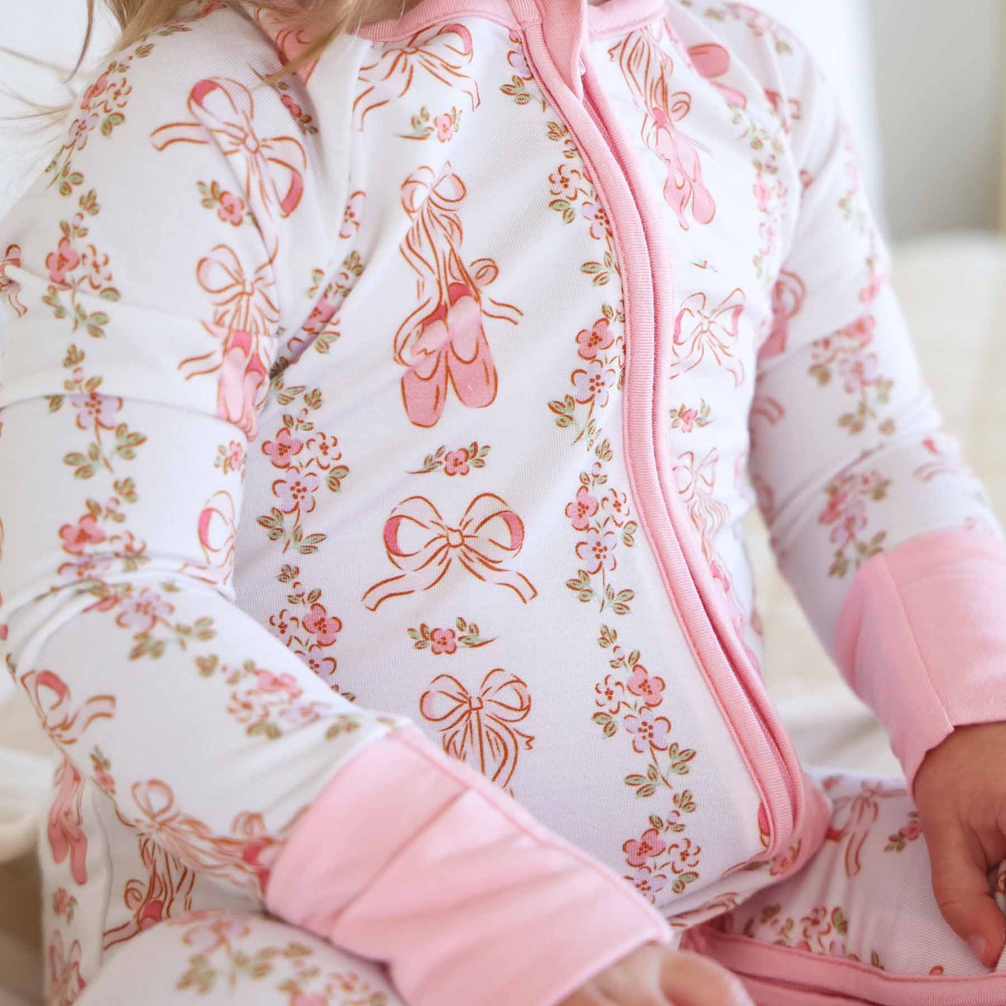 Ballet Blossoms Convertible Zip Romper