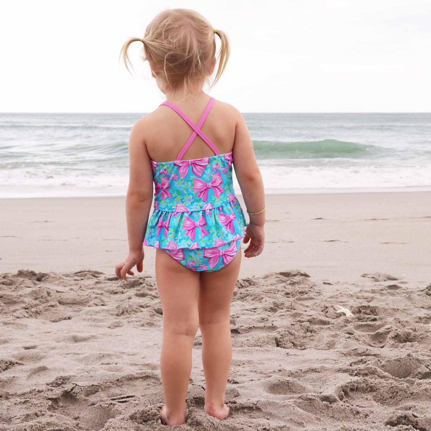 Two Piece Strappy Tankini | Beachy Bows