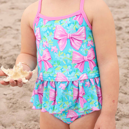 Two Piece Strappy Tankini | Beachy Bows