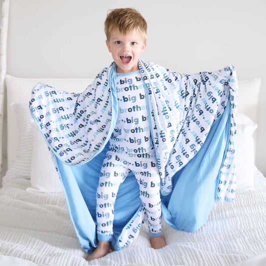 Big Brother Double Sided Bamboo Blanket